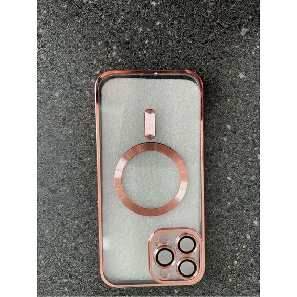 Golden Rose Case for iPhone 15 PRO Max - Picture 2 of 5